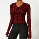Winter Red Heart-Shaped Slim Fit Base Layer Jacket